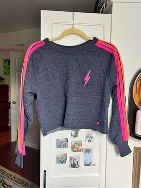 Aviator Nation Cropped Sweatshirt